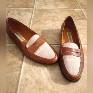 Women's size 10m vintage Etienne Aigner leather slip on shoes